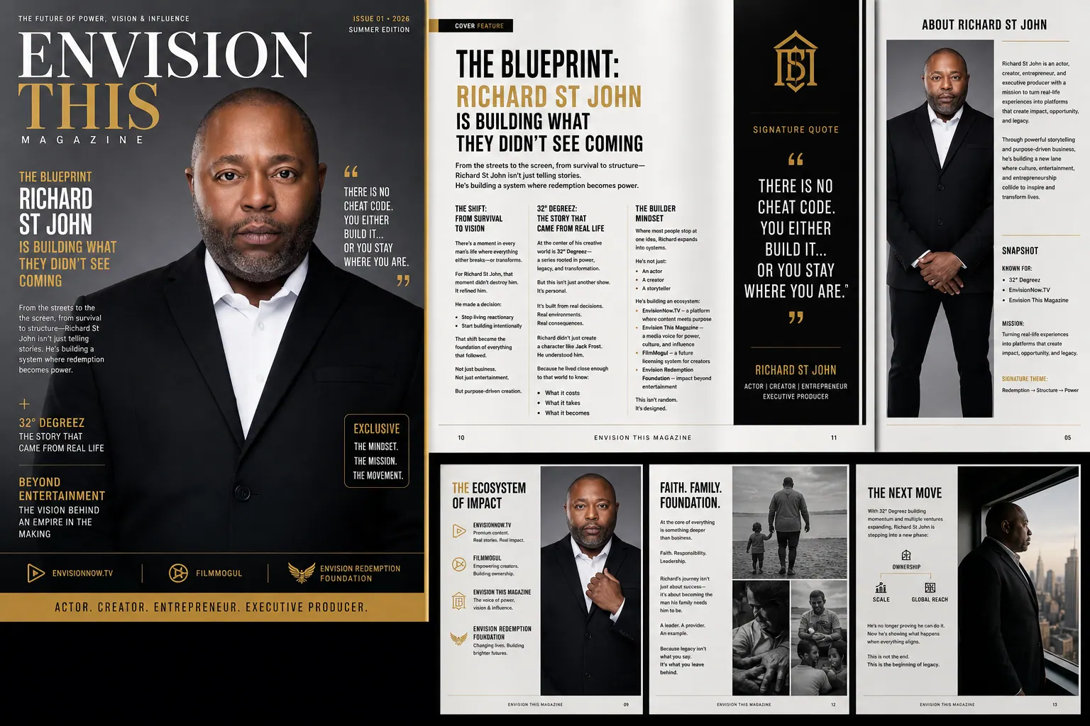 Richard St John blueprint spread
